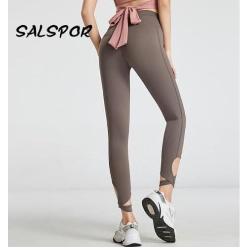 SALSPOR Sport Leggings Women Fitness Sexy High Waist Legging Femme Running Pants Gym Work Out Training Clothing Quick Dry