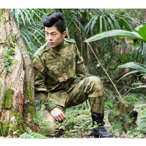 Tactical Us Army Special Forces A-TACS FG camo Combat Uniform Military Costume For Men Security Working Field Military Training