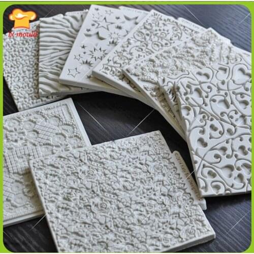 Texture Designs Lace Silicone Mold for Cake Decorating Sugar Paste Molds
