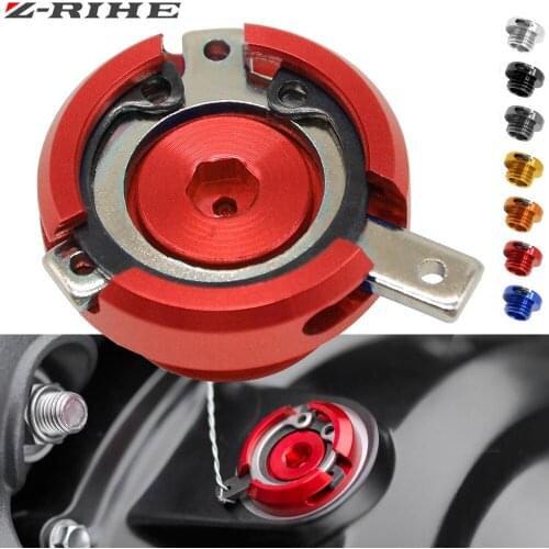 ZRIHE Motorcycle Engine Oil Filter Cup Plug Cover Screw For YAMAHA TMAX 530/500 T-MAX 530/500 TMAX530 TMAX500 MT/FZ 09