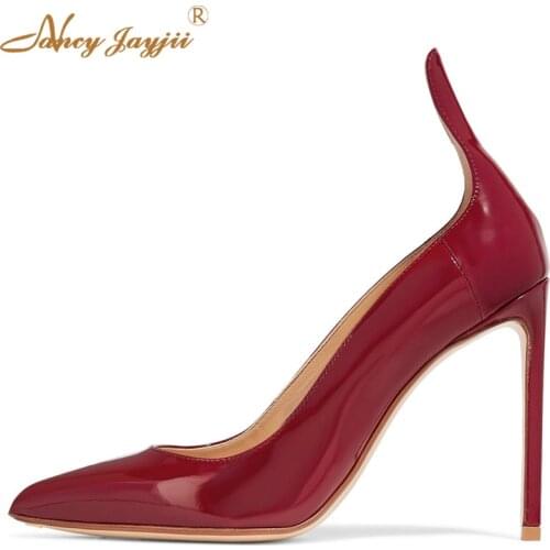 Nancyjayjii Women Fashion Pointed Toe High Heels Pumps Woman Casual&Party Slipper Shoes, Zapatos Mujer Sapato ,Plus Size 4-16