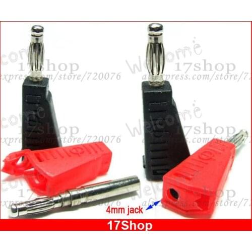 100PC 4mm Banana Plug for BINDING POST Test Probes Speaker Amplifiers Test Cable