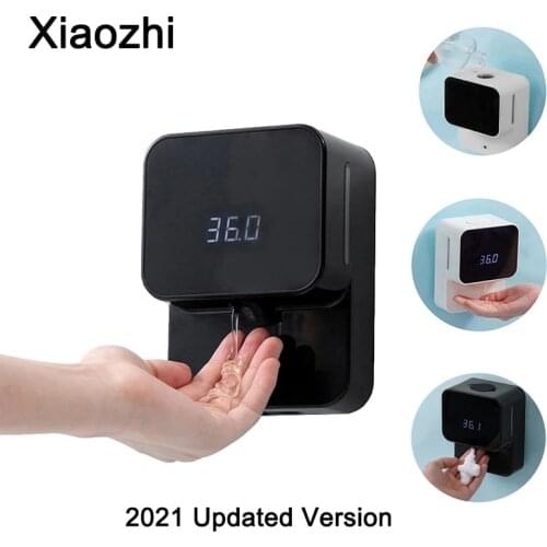 2021 Xiaozhi LED Display Infrared Induction Wall-Mounted Foaming Hand Washing Device 430ml Capacity for Bathrooms Kitchens Mall