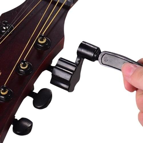3 in 1 Versatile Guitar Winder String Cutter Pin Puller for Acoustic Electric Guitars Bass Mandolins Strings Maintenance Tool