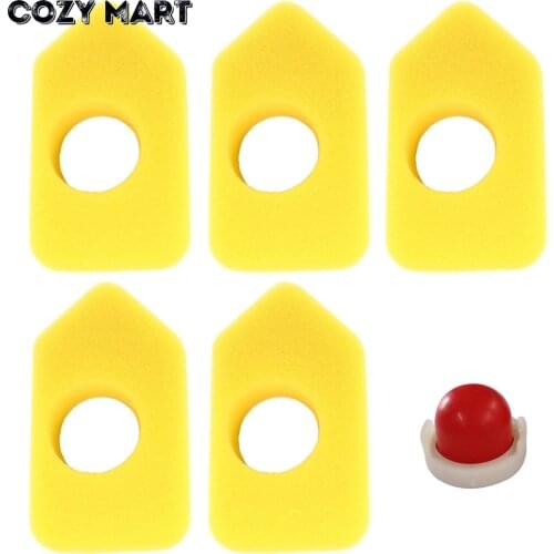 5pcs Foam Air Filter for Briggs & Stratton 698369 5086K 5088 5088H 5099 Lawn Mower Replace MTD 490-200-0011