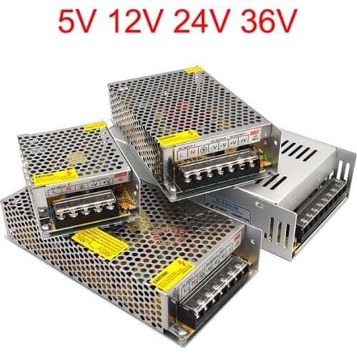 AC DC 5V 12V 24V 36V Switching Power Supply 12 Volt Converter 220 To 12V Source Adapter Power Supply Fonte 500W Adaptor 24V SMPS
