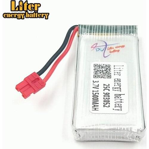 3.7V 1500mah 903052 Lipo Battery For X5HC X5HW RC Quadcopter Spare Parts 3.7V 1500mAh Battery RC Camera Drone Accessories