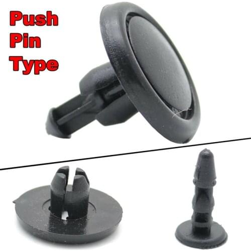 Car Push Pin Clips Fasteners Rivets Plastic Auto Fender Door Liner Retainer Decor For Nissan Toyota Car Accessories 100Pcs 7MM