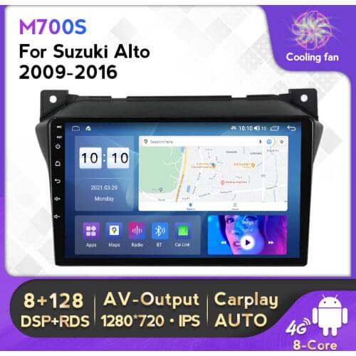 2.5D IPS DSP 2Din Android 10 For Suzuki Alto 2009 2010 2011 2012 2013 2014 2015 2016 Car Multimedia Player GPS Navigation WIFI