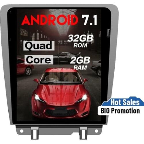 Tesla style vertical screen Android 7.1 Car Multimedia Player for For Ford Mustang 2010-2014 GPS map Navi Radio stereo head unit