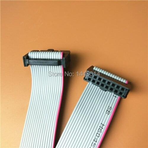 Free shipping 4pcs Flora PQ512 print head cable 16PINS For Flora LJ3208P LJ3204P LJ320P LJ520P data cable wholesale
