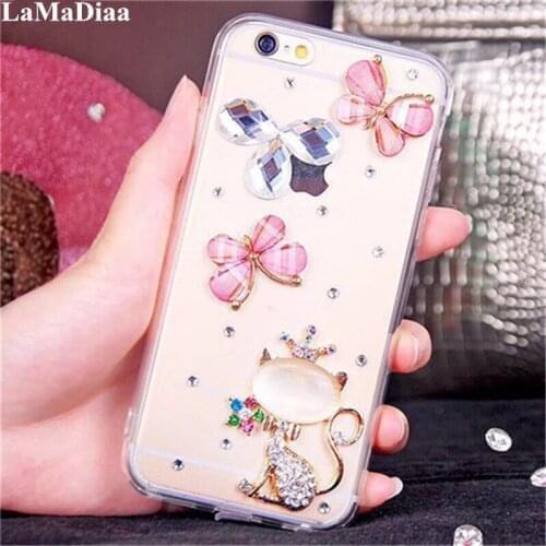 Phone Case Bling Diamond For SamsungA3 A5 A7 2017 A9 A8 A6 PLUS 2018 A50 A70 A80 Phone Clear Crystal Cover Peacock Flower Decor