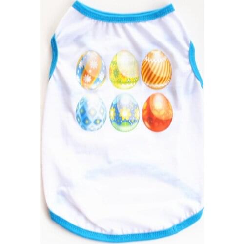 Pet Dog Blue T-shirt Vest Spring Summer Costume Dog Cat T Shirts Pet Costume