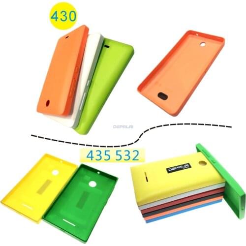 Housing Battery Cover For Nokia Lumia 430 435 532 Battery Door Case Replacement Back Cover High quality