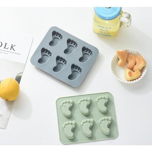 Cute Little Feet Silicone Cake Mold Chocolate Silicone Cake Mold Non-Stick Silicone Mold Multicunfuntional Ktichen Baking Tool