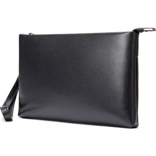 Mens Clutch Bags Genuine Leather Mens Wallet Male Purse For Man Hand Bag Large Capacity Wallet Bussiness Day Clutch Bag