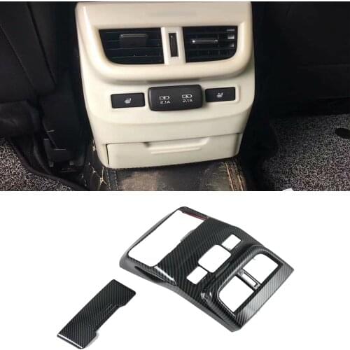 For Subaru Outback 2021 2022 ABS Rear Air Conditioning Vent Cover Back Outlet Decorative Frame Panel Trim Accessories