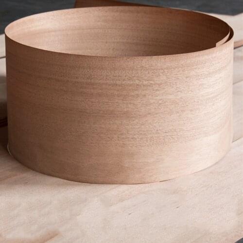 Natural Genuine Mahogany Wood Veneer Guitar Furniture Veneer about 15cm x 2.5m 0.4mm thick