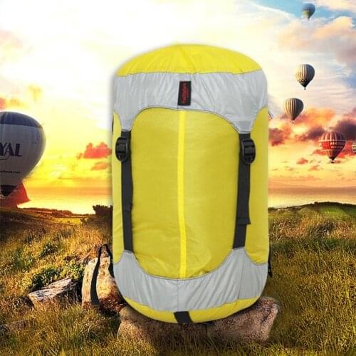 Newest Outdoor Sleeping Bag Compression Stuff Sack Convenient Lightweight Sleeping Bag Storage Package Camping Hiking Outdoor