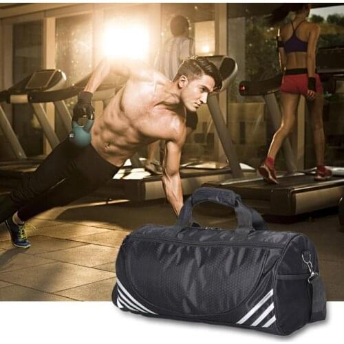 Practical Gym Sports Kit Bag Vintage Holdall Backpack Duffle Fitness Training Portable Yoga Bag Travel Rucksack