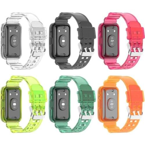 Strap For Huawei Watch Smartwatch Replacement Clear Wristband For Huawei Silicone Smart Band Wristband Braclet For Huawei