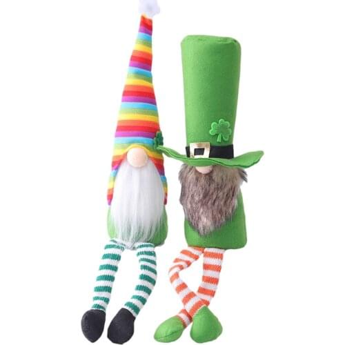 Handmade Christmas Faceless Doll Decoration Standing Swedish Gnome Tomte Toy Ornaments Thanks Giving Day Gifts