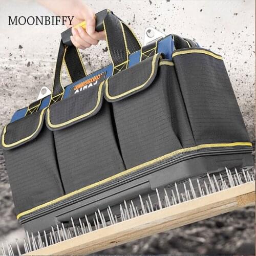 Upgrade Tool Bag 13/17/19/21 Inch Large Capacity Oxford Waterproof Wear-Resistant Electrician Storage Bag