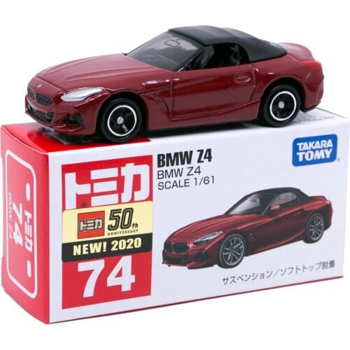 Takara Tomy Tomica No. 074 BMW-Z4 Red Color Mini Diecast Car Model Alloy Toys for Boys #74