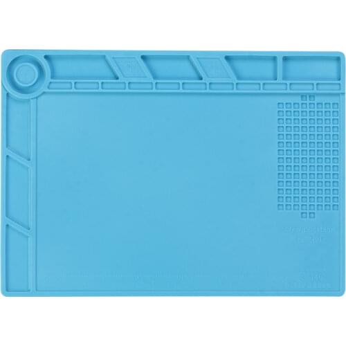 Heat Insulation Pad With Magnetic Section Silicone Soldering Mat For BGA Soldering Repair Station Maintenance Platform