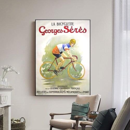 Vintage Cycling Quotes Poster Painting Canvas Print Nordic Home Decor Wall Art Picture For Living Room Frameless