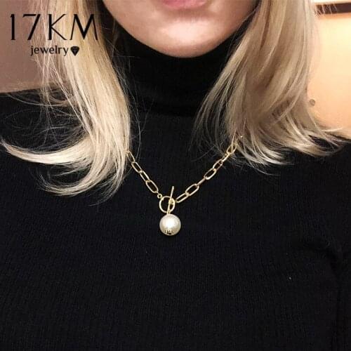 Vintage Pearl Long Pendant Sweater Necklace For Women Winter 55cm Long Chain Necklace Sweater Jewelry 2021 NEW