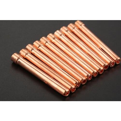 10pcs/lot 3/32" 10N24 TIG Collet Tips For WP17 18 26 TIG Welding Torch Series Miller Diamondback DB17 18 and DB26 Torches Part