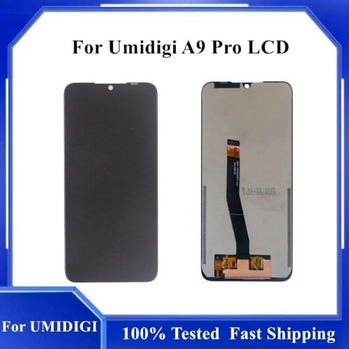 100% Tested 6.3 Inch For Umidigi A9 Pro Replacement LCD Display Touch Screen Digitizer Assembly For Umi A9Pro LCD Replacement