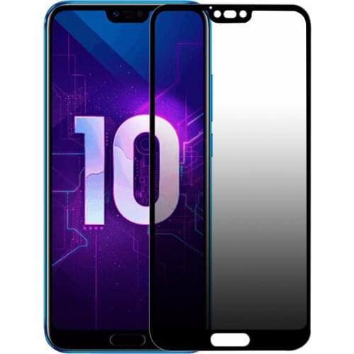 2.5D Arc Edge 0.26mm Anti Peeping HD Full Protective Tempered Glass Film for HUAWEI Honor 10 Anti Peeping Film(with KT Plate)