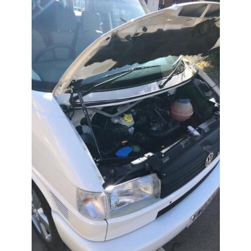 2pcs Auto Front Hood Bonnet Gas Struts Shock Struts Damper Lift Supports Carbon Fiber for VW Transporter T4 1990-2003