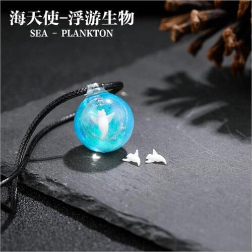 2020 New 3 pcs/lot Different style Resin mini Sea angel Plankton material epoxy mold makeing jewelry filling for DIY jewelry