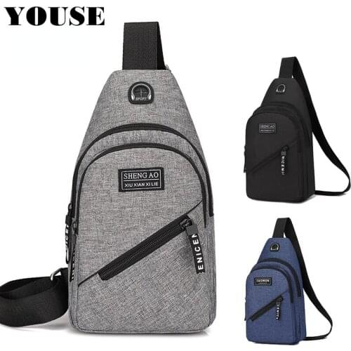 2021 Fashion Sling Shoulder Bag Backpack Transverse Outdoor Casual Military Chest Messenger Crossbody Mens for Phone Business