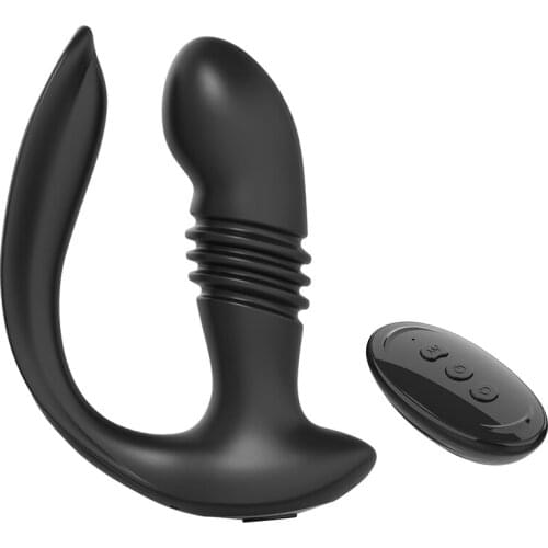 Wear Anal Vibrator Prostate Masturbators Erotic Massager for men Intimate Toys Remote Control Thrusting Butt Plug Dildo Vibrator