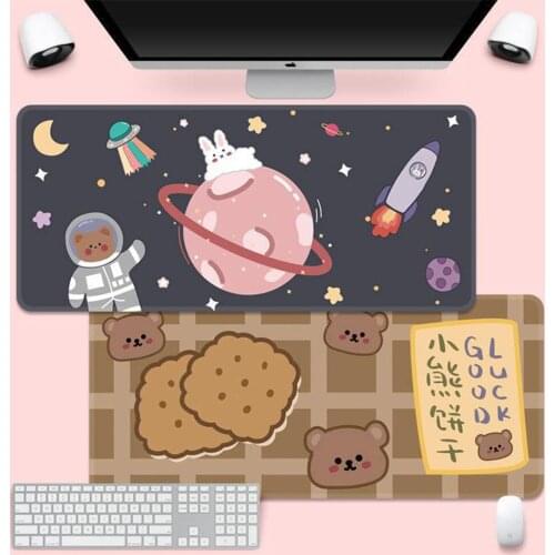 Large Cute Mouse Pad Students Waterproof Desktop Oil-proof Non-slip Desk Mat Kawaii Gaming Accessories Students Writing Pad