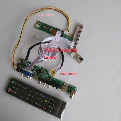 For LP156WH1 TL 1 lamps 15.6" 30pin VGA 1366X768 AV TV Controller Board Digital Signal USB Interface Module Resolution
