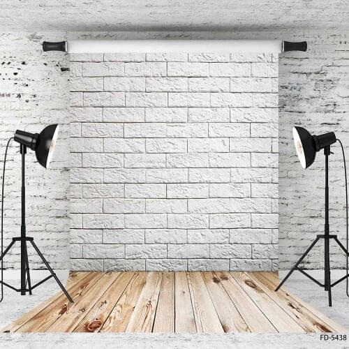 Photographic Background Brick Wall Wooden Texure Plank Custom Backdrop Fond Photo for Baby Children Portrait Pets Toy Photocall