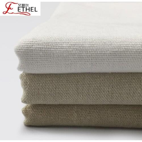 1m*1.6m Single Color Cotton And Linen Fabric, Hand-Made Sofa, Curtain, Clothing, DIY Cloth Head And Wind Embroidered Cotton