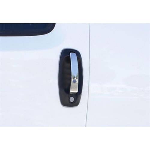 Fit For Opel Combo D Chrome Door Handle 4 Door 2011-2018 From Chrome Styling Moulding Trim Tunning Modified Designed