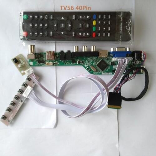 Kit for N173FGE-L23/L11/LA3/N173FGE 1600X900 Controller Board LCD Remote 40pin LVDS Panel Screen USB HDMI LED TV AV VGA Display