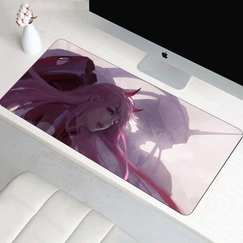 SIANCS 80x40cm large XL Darling in the FranXX mouse pad Anti-slip 02 anime sexy mousepad gaming gamer mouse Keyboard Mat