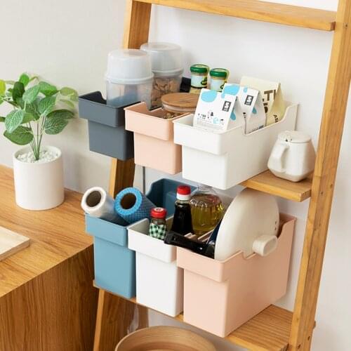 Kitchen Wear-resistant Plastic Storage Box Dishes Pot Cover Bowl Seasoning Bottle Organizers Cupboard Cosmetic Storage Household