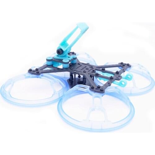 Micro Mini XR30 130 Wheelbase 127mm Carbon Fiber Quadcopter Frame Kit with Propeller Protective Cover For Reptile RC FPV Drone