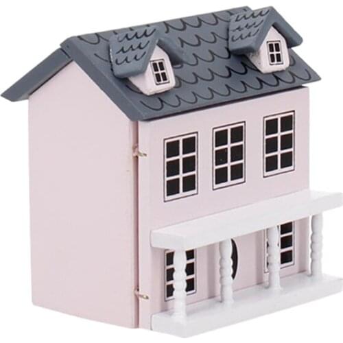 1/12 Dollhouse DIY Miniature Simulation Dollhouse Villa Small Room Model Toys for Doll House Decoration