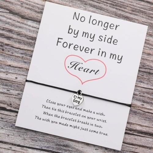 Dog Lover Love Dog Person Dog Bracelets for Women Men Unisex Friendship Dog Charm Adjustable Bracelet Jewelry Gifts