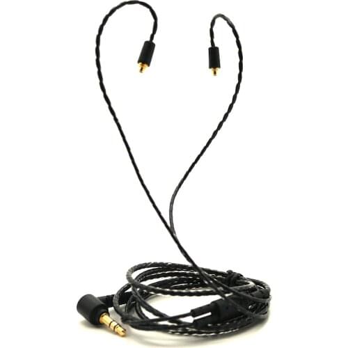 Universal DIY pluggable MMCX headphone cable suitable for Shure SE215/315/535/846/UE900 removable and replaceable cable